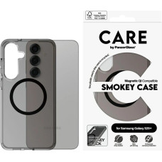 Panzerglass CARE by PanzerGlass Flagship Urban Combat Black QI Case for Samsung Galaxy S25+ - Semi-transparent Smoke