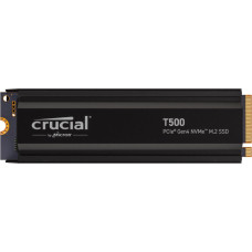 Crucial SSD|CRUCIAL|T500|1TB|M.2|PCIe Gen4|NVMe|3D NAND|Write speed 6800 MBytes/sec|Read speed 7300 MBytes/sec|TBW 600 TB|CT1000T500SSD5