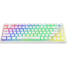 Savio Klaviatūra Savio Wireless Mechanical Phenix White 75% Outemu Yellow Pro Pudding