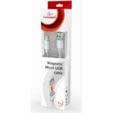 Gembird Magnetic Micro USB Cable 1m Silver