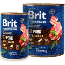 Brit Premium by Nature wet Pork with Trachea 800 g mitrā barība suņiem