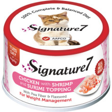 Signature7 Signature 7 Chicken with Shrimp & Surimi 70g  - konservi kaķiem