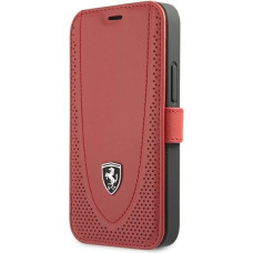 Ferrari FEOGOFLBKP12SRE iPhone 12 mini 5.4" red/red book Off Track Perforated