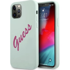 Guess GUHCP12MLSVSBF iPhone 12/12 Pro 6.1" blue fuchsia/blue fuschia hardcase Silicone Vintage