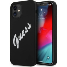 Guess GUHCP12SLSVSBW iPhone 12 mini 5.4" black and white hardcase Silicone Vintage