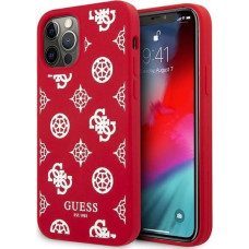 Guess GUHCP12LLSPEWRE iPhone 12 Pro Max 6.7" red/red hard case Peony Collection