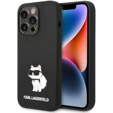 Karl Lagerfeld Silicone Choupette case for iPhone 14 Pro Max - black