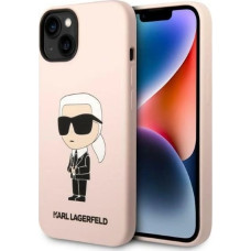 Karl Lagerfeld KLHCP14MSNIKBCP iPhone 14 Plus 6.7" hardcase pink/pink Silicone Ikonik