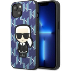 Karl Lagerfeld KLHCP13SPMNIKBL iPhone 13 mini 5.4" hardcase blue/blue Monogram Ikonik Patch