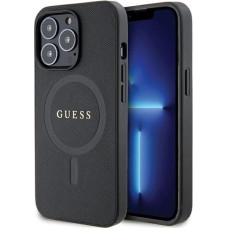 Guess GUHMP13XPSAHMCK case for iPhone 13 Pro Max 6.7" - black Saffiano MagSafe