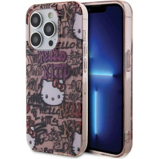 Hello Kitty IML Tags Graffiti case for iPhone 14 Pro Max - pink