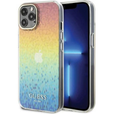 Guess IML Faceted Mirror Disco Iridescent case for iPhone 12/12 Pro - multicolor