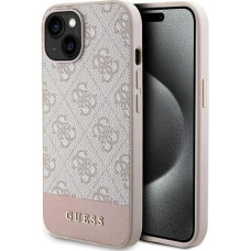 Guess 4G Stripe Collection case for iPhone 15 / 14 / 13 - pink