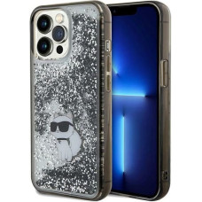 Karl Lagerfeld Liquid Glitter Choupette case for iPhone 13 Pro Max - transparent