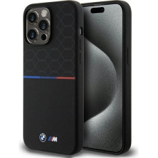 BMW M Silicone Pattern MagSafe case for iPhone 15 Pro Max - black