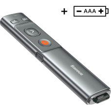 Baseus Orange Dot wireless laser pointer for presentations - gray (with battery)