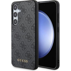 Guess 4G Metal Gold Logo case for Samsung Galaxy A35 - black