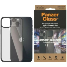 Panzerglass ClearCase antibacterial case for iPhone 14 Plus / 15 Plus - transparent and black