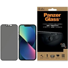 Panzerglass E2E Microfracture Antibacterial Privacy Glass with Camera Protector for iPhone 13/13 Pro - With Black Frame