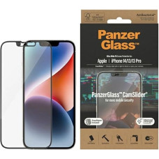 Panzerglass Ultra-Wide Fit Antibacterial Tempered Glass with Camera Cover and Positioner for iPhone 14/13/13 Pro