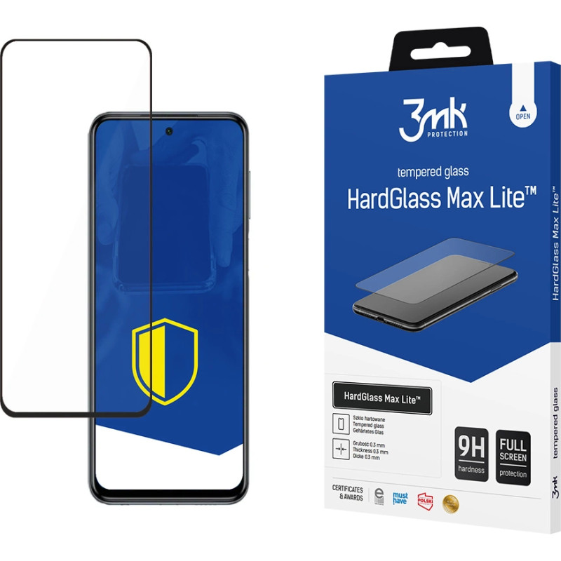 3Mk Protection 9H 3mk HardGlass Max Lite™ glass on Xiaomi Redmi Note 9 Pro