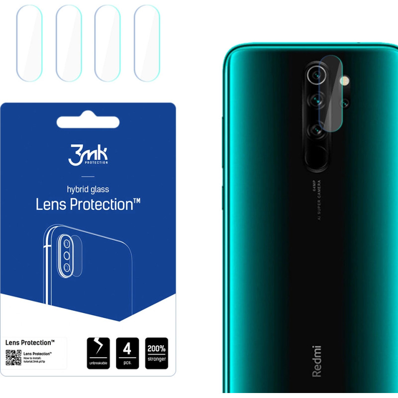 3Mk Protection 3mk Lens Protection™ hybrid camera glass for Xiaomi Redmi Note 8 Pro