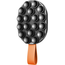 Joyroom JR-ZS393-S magnetic holder with suction cups for 4.7-7" phone - black and orange