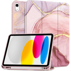 Tech-Protect SC Pen Case for iPad 10.9" 2022 - Pink Marble