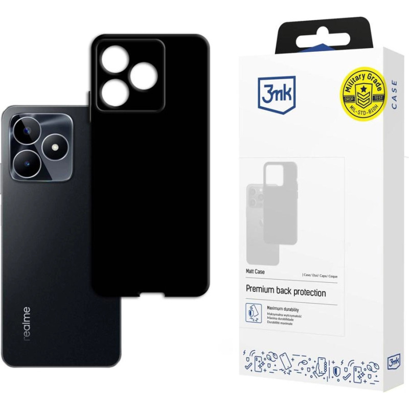 3Mk Protection 3mk Matt Case for Realme C53 - Black