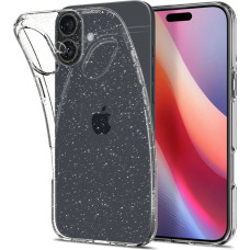 Spigen Liquid Crystal iPhone 16 Case - Clear Glitter