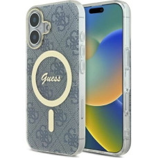 Guess IML 4G MagSafe iPhone 16 Case - Blue