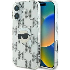 Karl Lagerfeld IML Karl Head Electroplated iPhone 16 Case - Clear