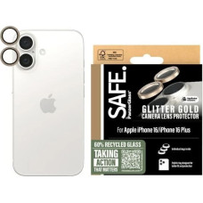 Panzerglass SAFE by PanzerGlass iPhone 16 6.1" / 16 Plus 6.7" Lens Protector gold/glitter gold SAFE95894