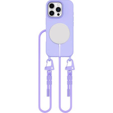 Tech-Protect MagNecklace MagSafe Case with Lanyard for iPhone 16 Pro - Purple