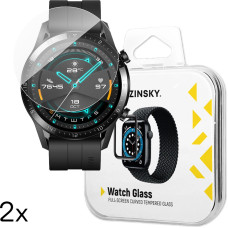 Wozinsky Full Glue Tempered Glass for Huawei Watch GT 2 / GT 2 Pro 42mm (2 pcs.)