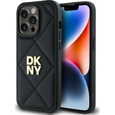 Dkny Quilted Stack Logo iPhone 14 Pro Case - Black