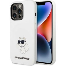 Karl Lagerfeld KLHMP14XSNCHBCH iPhone 14 Pro Max 6.7" hardcase white/white Silicone Choupette MagSafe