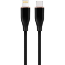 Gembird Kabelis Gembird Premium silicon 8-pin Male - USB Type-C Male 1.5m Black