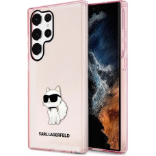 Karl Lagerfeld KLHCS23LHNCHTCP S23 Ultra S918 pink/pink hardcase Ikonik Choupette