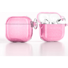 Hurtel Glitter Case for AirPods 4 - Pink