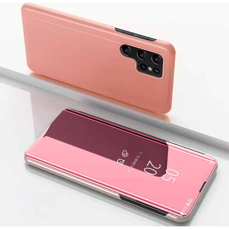 Hurtel Clear View Samsung Galaxy S25 Ultra Pink