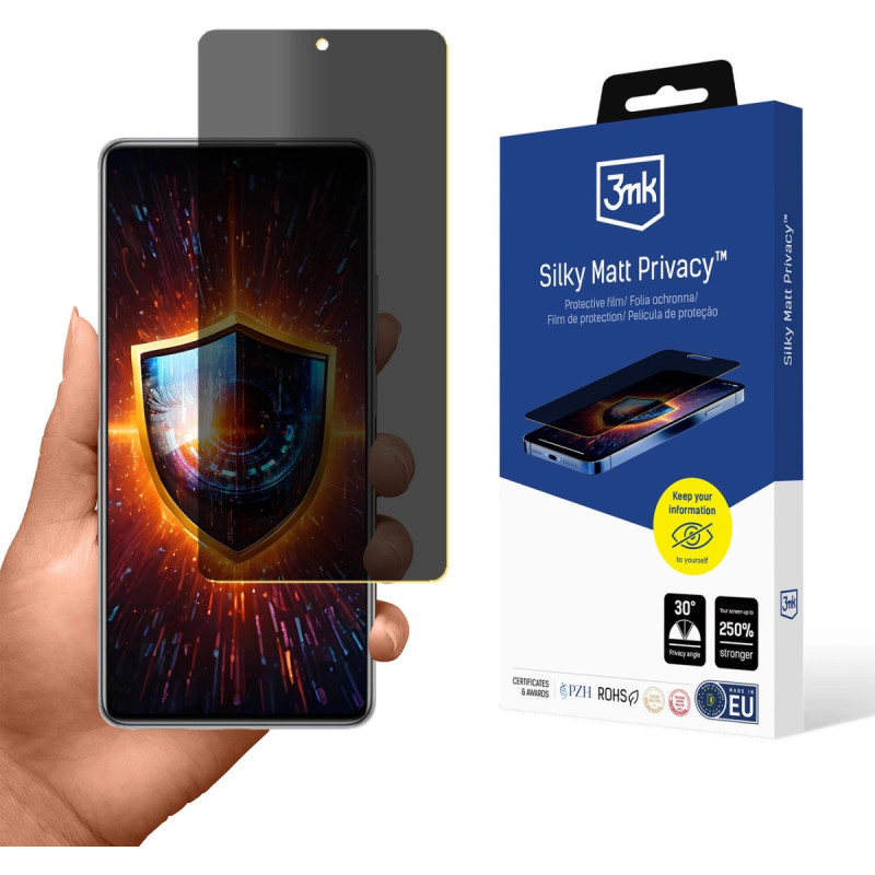 3Mk Protection Folia ochronna prywatyzująca matowa 3mk Silky Matt Privacy na Xiaomi 11T