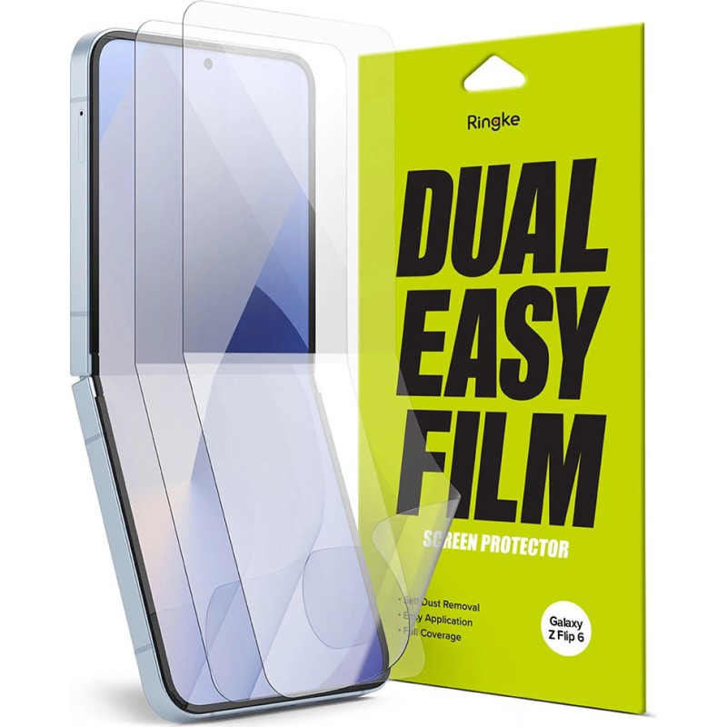 Ringke Dual Easy 2-pack Screen Protector for Samsung Galaxy Z Flip 6