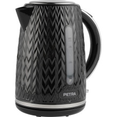 Petra PT3864BLKVDEEU10 Chevron Jug Kettle black