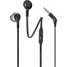 JBL T205 Wired In-Ear Headphones Mini Jack 3.5mm - Black