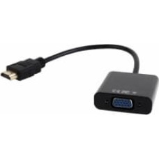 Gembird HDMI Male - VGA Female  + Audio Adapter Cable Black Full HD