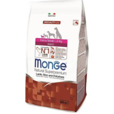 Monge EXTRA SMALL Adult Lamb, Rice and Potatoes 0,8 kg - barība suņiem