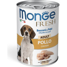 Monge Fresh Chunks ADULT with Chicken 400 g - konservi suņiem