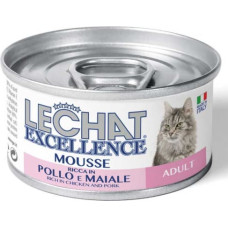 Lechat Excelence Mousse ADULT Chicken and Pork 85 g - konservi kaķiem