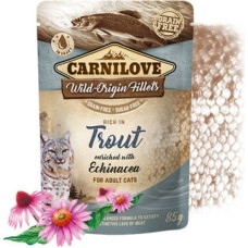 Carnilove Cat Pouch Trout Echinacea 85g mitrā barība kaķiem